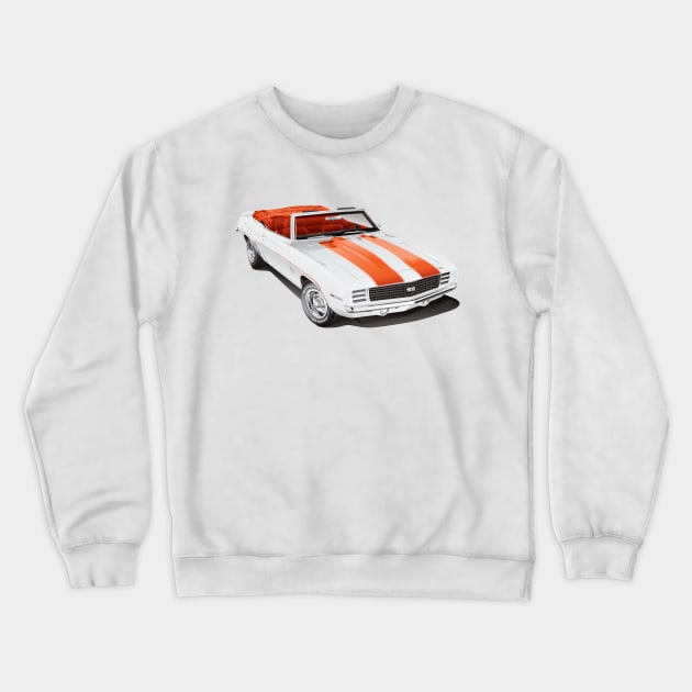 1969 Camaro Pace Car Crewneck Sweatshirt by gregspradlin